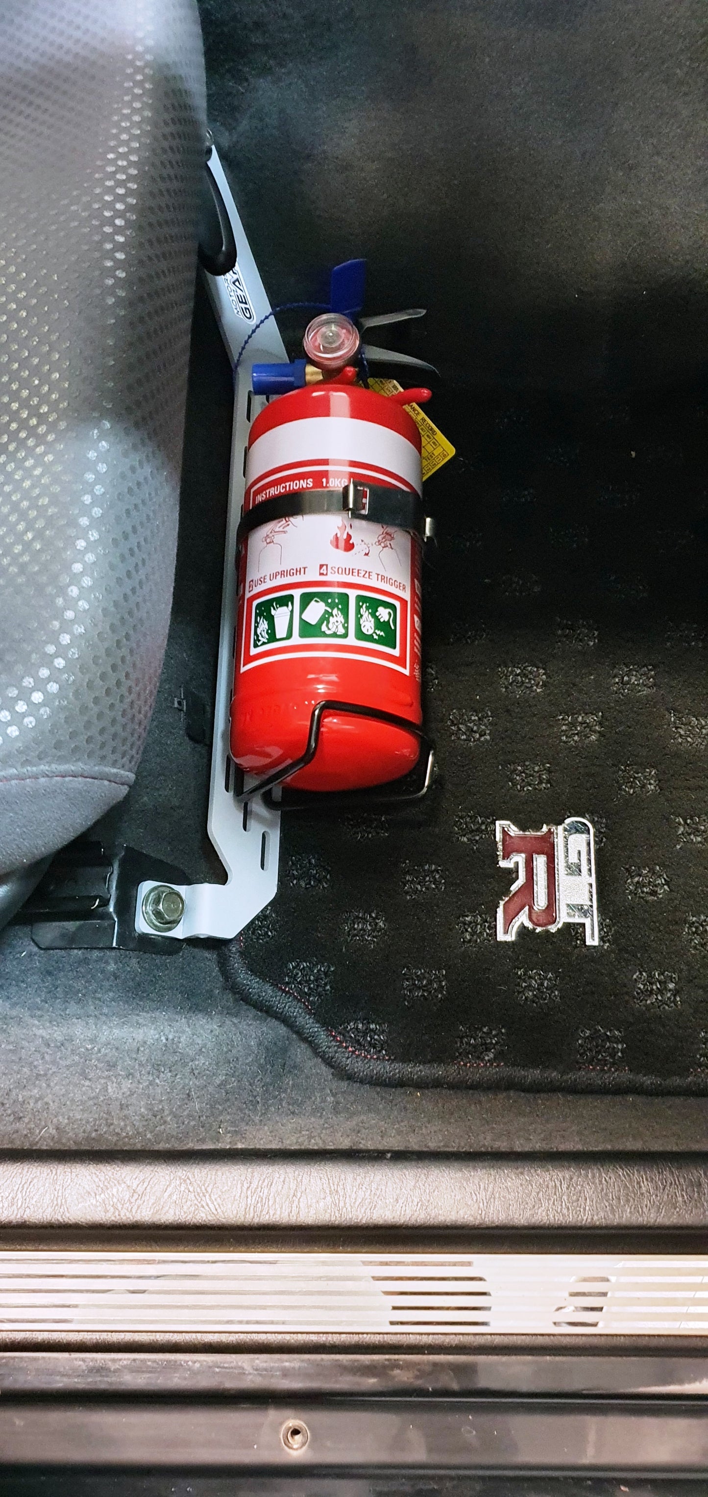 Nissan Fire Extinguisher Bracket